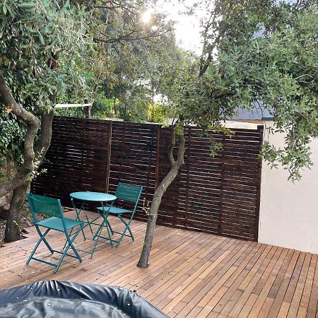 Studio Independant - Terrasse Et Piscine En Ete Restinclieres Eksteriør bilde